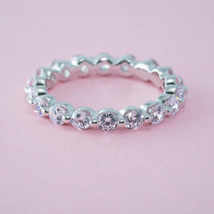 Floating Eternity Band - moi jewelry