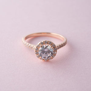 The Halo - 18K Rose Gold - moi