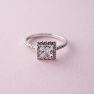 The Halo - 18K White Gold - moi