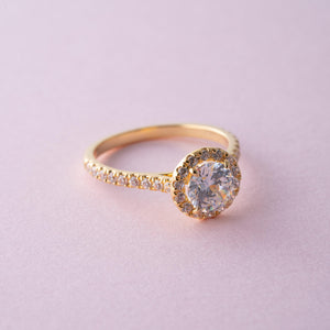 The Halo - 18K Yellow Gold - moi
