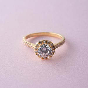 The Halo - 18K Yellow Gold - moi