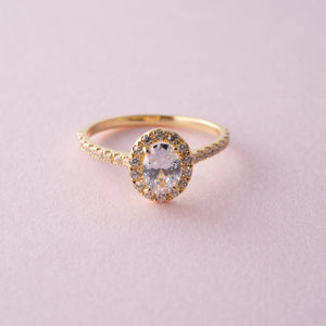 The Halo - 18K Yellow Gold - moi