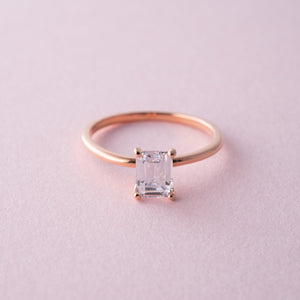 The Solitaire - 18K Rose Gold - moi