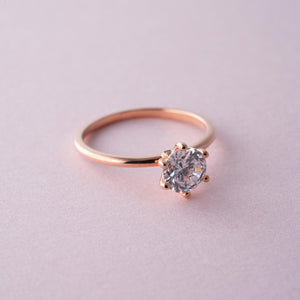 The Solitaire - 18K Rose Gold - moi