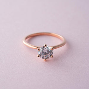 The Solitaire - 18K Rose Gold - moi