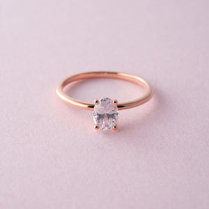 The Solitaire - 18K Rose Gold - moi