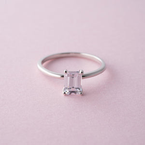 The Solitaire - 18K White Gold - moi