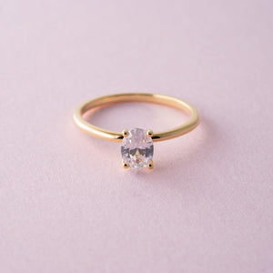 The Solitaire - 18K Yellow Gold - moi