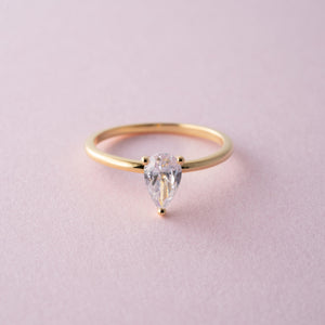 The Solitaire - 18K Yellow Gold - moi